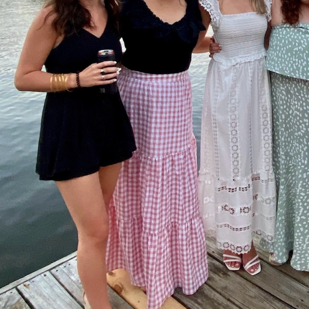 Gingham Women's Skirt + Matching Top - Picture 3 of 3